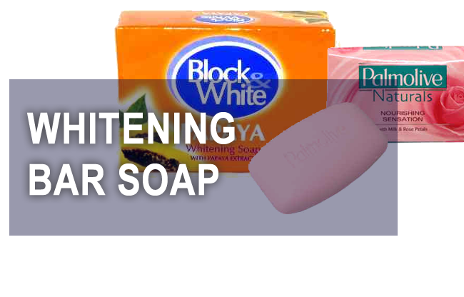 Whitening bar soap