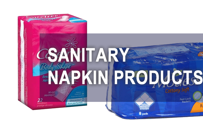 Sanitary napkin products
